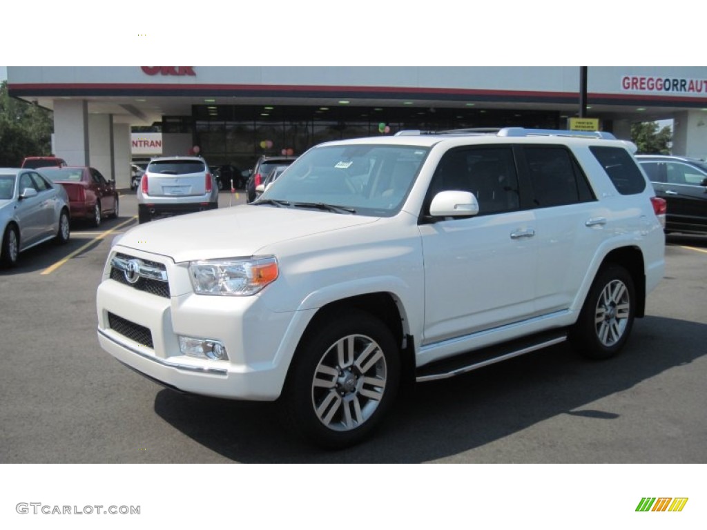 2011 4Runner Limited 4x4 - Blizzard White Pearl / Sand Beige Leather photo #1