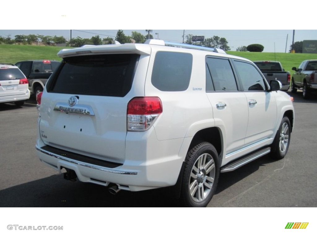 2011 4Runner Limited 4x4 - Blizzard White Pearl / Sand Beige Leather photo #5