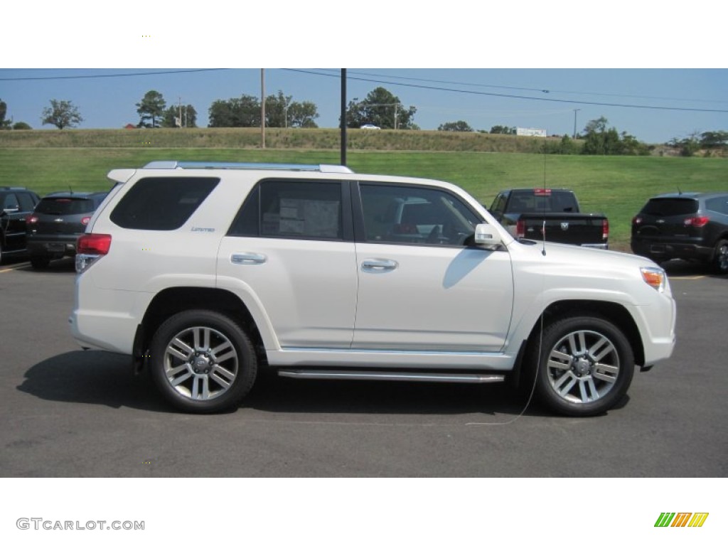 2011 4Runner Limited 4x4 - Blizzard White Pearl / Sand Beige Leather photo #6