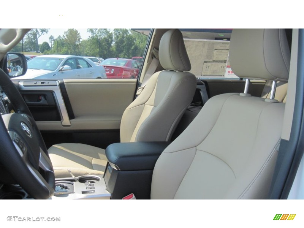 2011 4Runner Limited 4x4 - Blizzard White Pearl / Sand Beige Leather photo #11