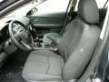 Black 2012 Mazda MAZDA6 i Sport Sedan Interior Color