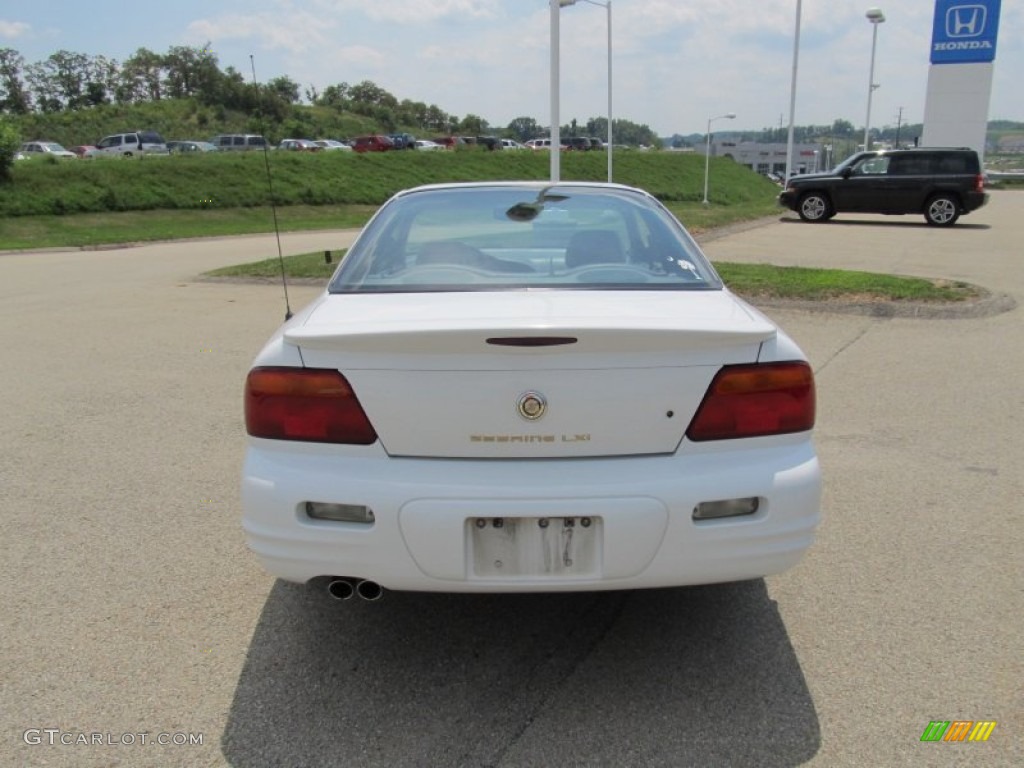 1997 Sebring LXi Coupe - Bright White / Gray photo #3