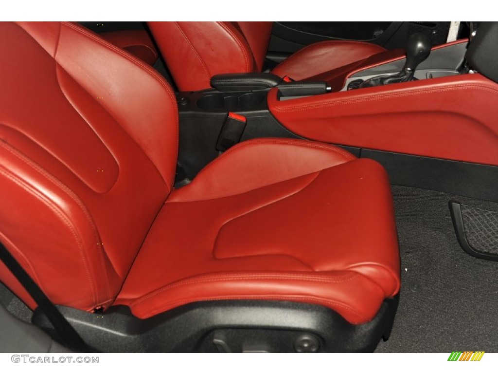 Magma Red Interior 2008 Audi TT 3.2 quattro Coupe Photo #52540530