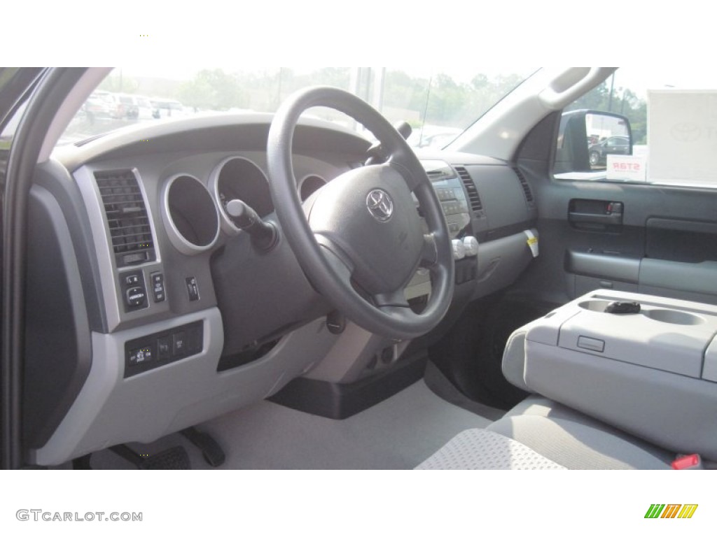 2011 Tundra CrewMax 4x4 - Black / Graphite Gray photo #12