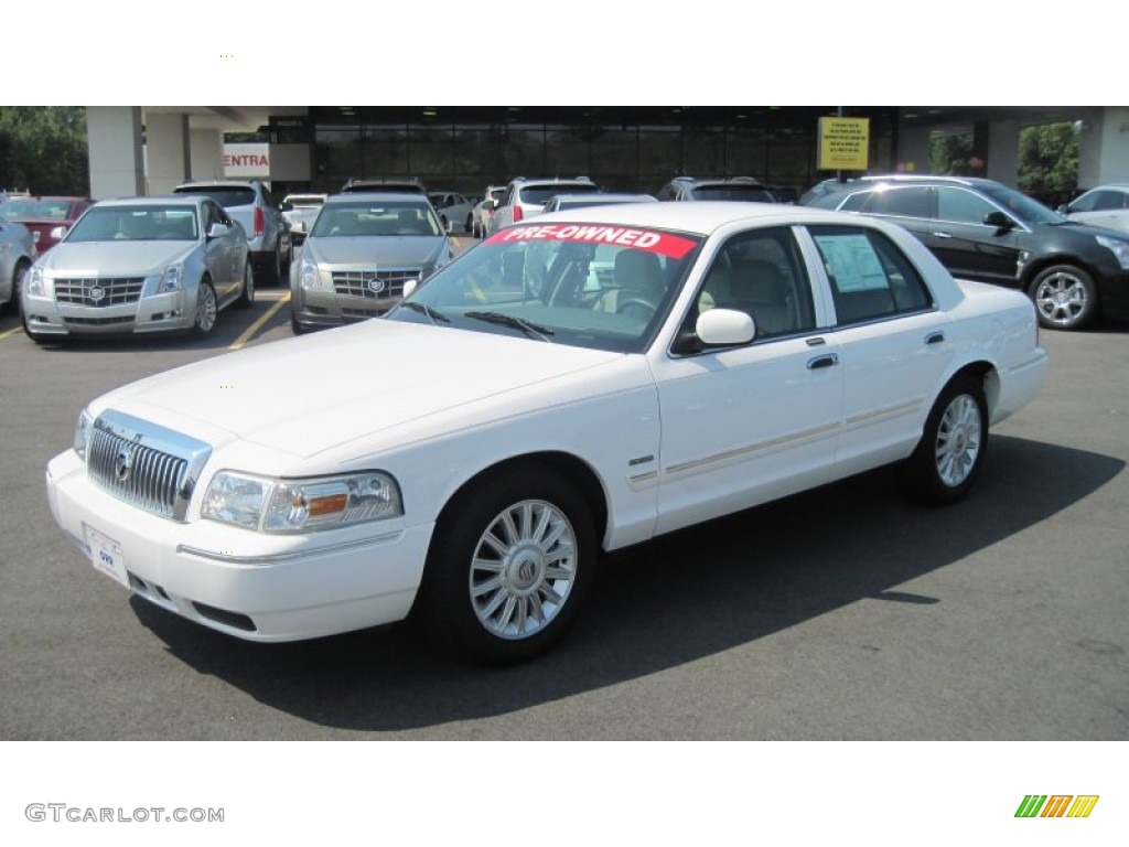 2010 Grand Marquis LS Ultimate Edition - Vibrant White / Medium Light Stone photo #1