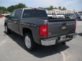 2011 Steel Green Metallic Chevrolet Silverado 1500 LTZ Crew Cab 4x4  photo #2