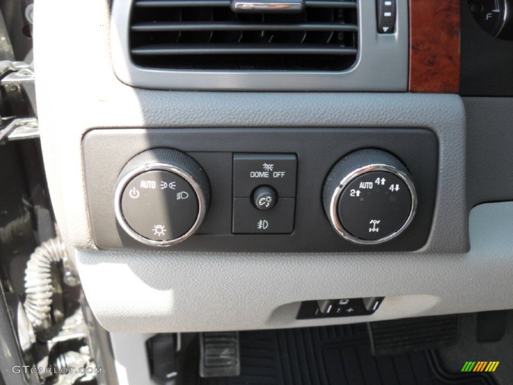 2011 Silverado 1500 LTZ Crew Cab 4x4 - Steel Green Metallic / Light Titanium/Dark Titanium photo #10