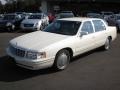 White Diamond Pearl 1998 Cadillac DeVille D'Elegance
