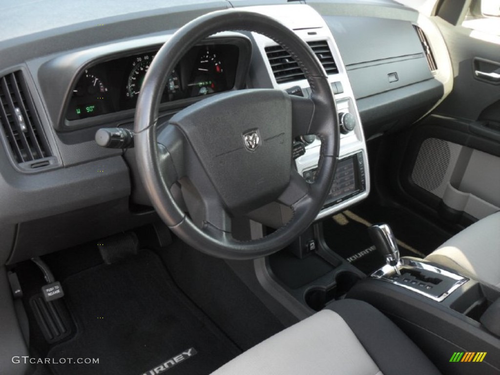 Dark Slate Gray/Light Graystone Interior 2009 Dodge Journey SXT Photo #52543338