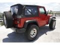 Flame Red 2007 Jeep Wrangler X 4x4 Exterior