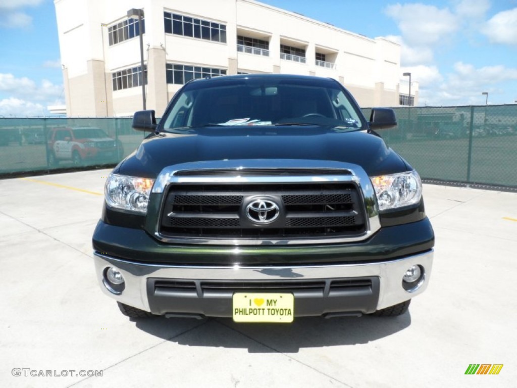 2010 Tundra TRD CrewMax - Spruce Green Mica / Graphite Gray photo #8