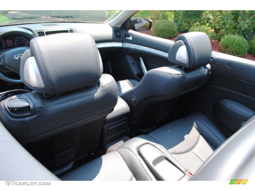 Graphite Interior 2009 Infiniti G 37 Convertible Photo #52544343