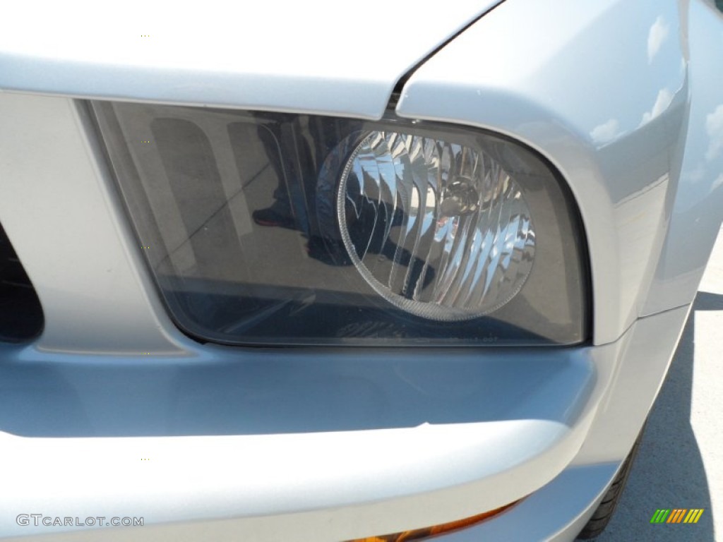 2007 Mustang GT Premium Convertible - Satin Silver Metallic / Dark Charcoal photo #10