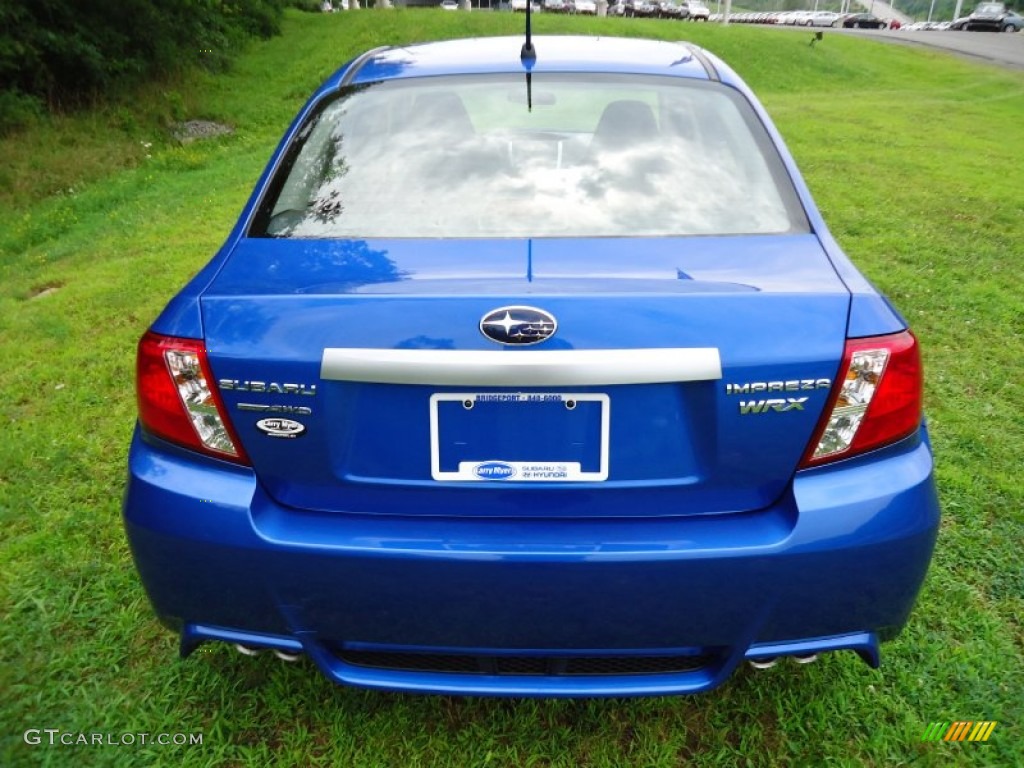 2011 Impreza WRX Sedan - WR Blue Mica / Carbon Black photo #4