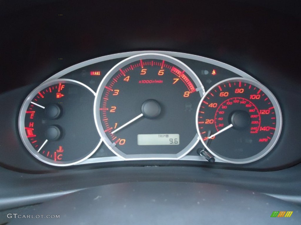 2011 Subaru Impreza WRX Sedan Gauges Photo #52545369