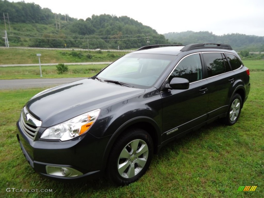 2011 Outback 2.5i Wagon - Graphite Gray Metallic / Off Black photo #7