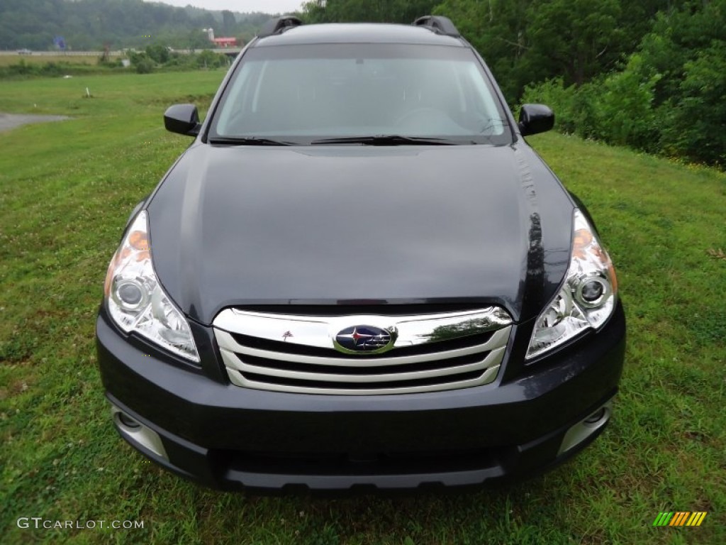 2011 Outback 2.5i Wagon - Graphite Gray Metallic / Off Black photo #8