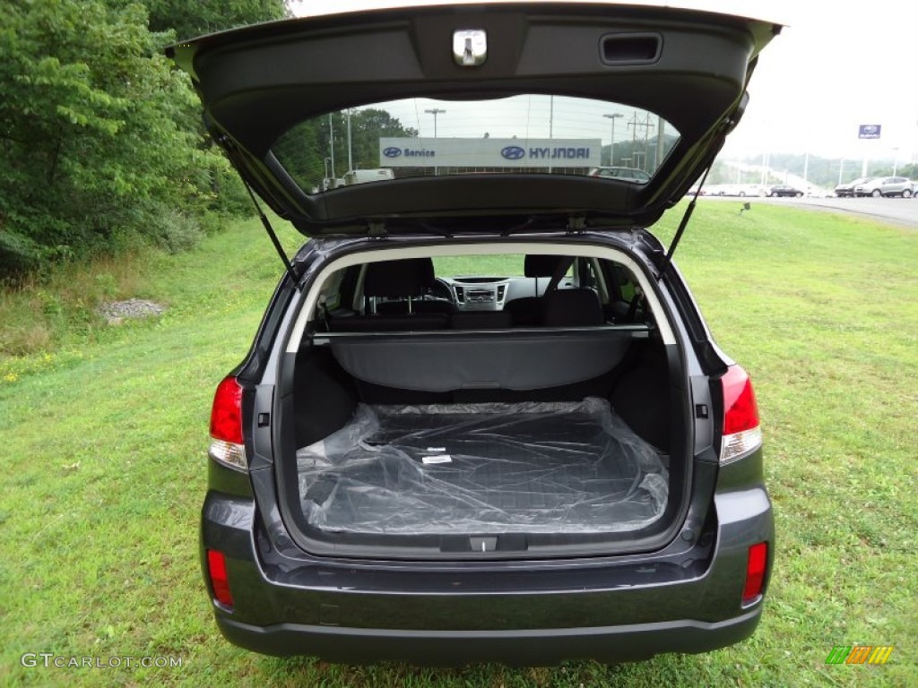 2011 Outback 2.5i Wagon - Graphite Gray Metallic / Off Black photo #10