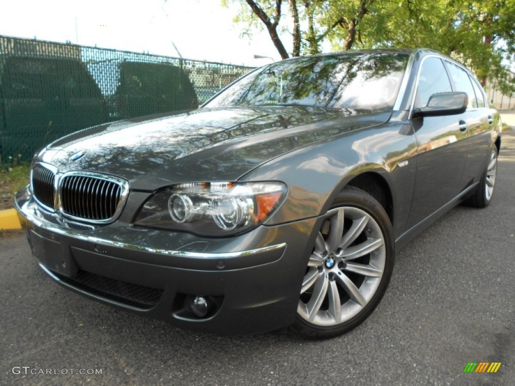 2007 7 Series 750Li Sedan - Sterling Grey Metallic / Black photo #1