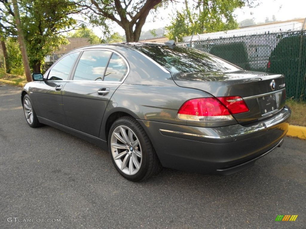 2007 7 Series 750Li Sedan - Sterling Grey Metallic / Black photo #3