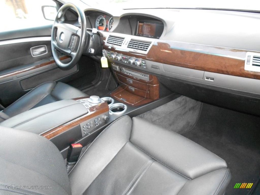 2007 7 Series 750Li Sedan - Sterling Grey Metallic / Black photo #6