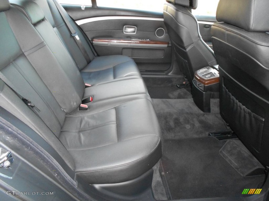 2007 7 Series 750Li Sedan - Sterling Grey Metallic / Black photo #7
