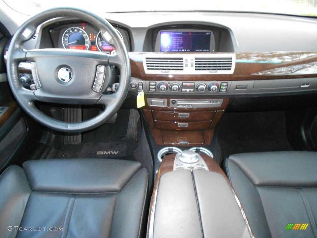 2007 7 Series 750Li Sedan - Sterling Grey Metallic / Black photo #9