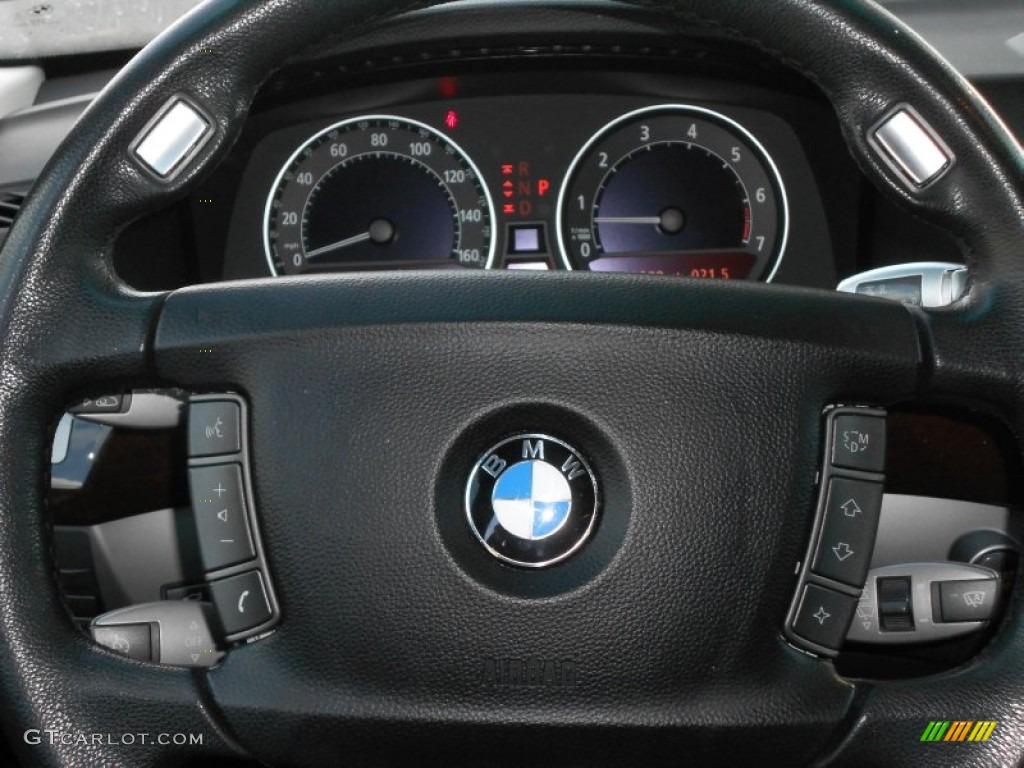 2007 7 Series 750Li Sedan - Sterling Grey Metallic / Black photo #12