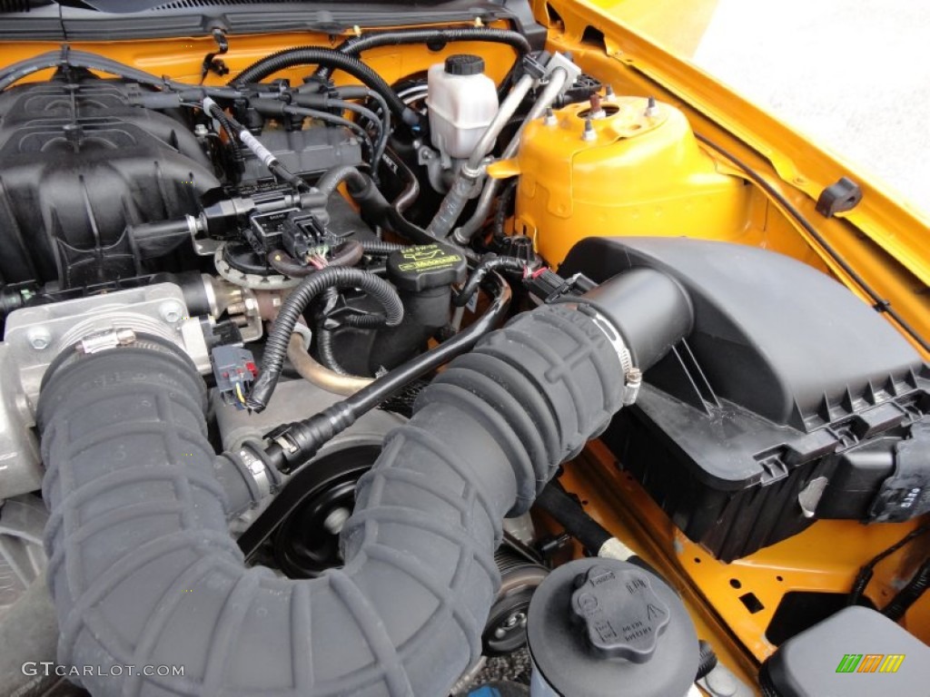 2009 Mustang V6 Coupe - Grabber Orange / Dark Charcoal photo #18