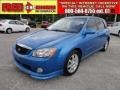 2006 Spark Blue Kia Spectra Spectra5 Hatchback #52454171