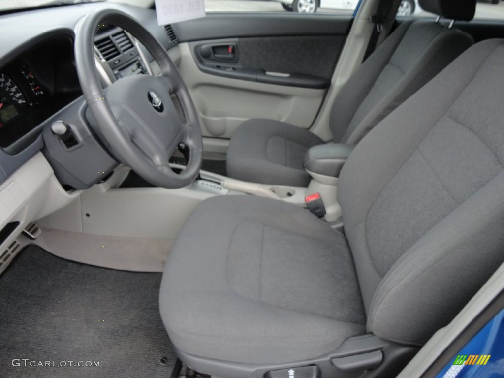 Gray Interior 2006 Kia Spectra Spectra5 Hatchback Photo #52546338