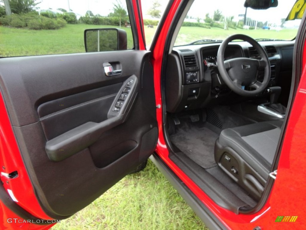 Ebony/Pewter Interior 2009 Hummer H3 T Photo #52546704