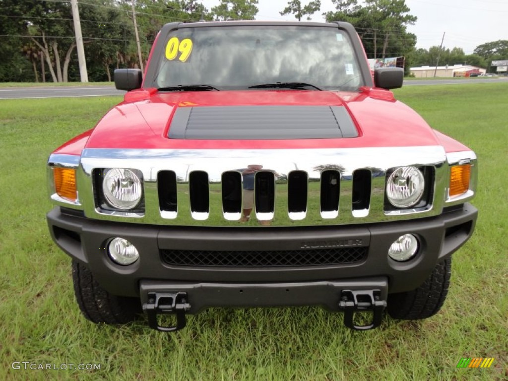 Victory Red 2009 Hummer H3 T Exterior Photo #52546746