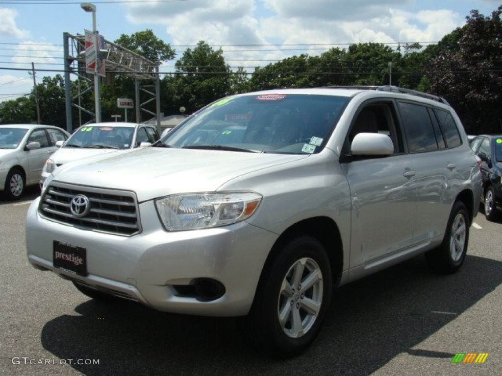 2008 Highlander 4WD - Classic Silver Metallic / Ash Gray photo #3