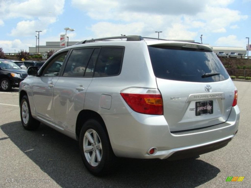 2008 Highlander 4WD - Classic Silver Metallic / Ash Gray photo #4