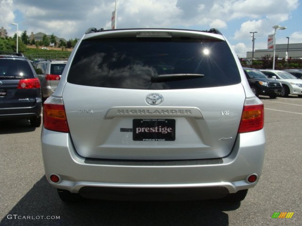 2008 Highlander 4WD - Classic Silver Metallic / Ash Gray photo #5