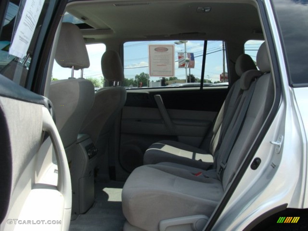 2008 Highlander 4WD - Classic Silver Metallic / Ash Gray photo #13