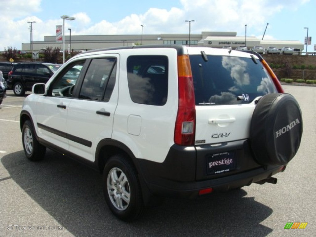 2003 CR-V EX 4WD - Taffeta White / Black photo #4
