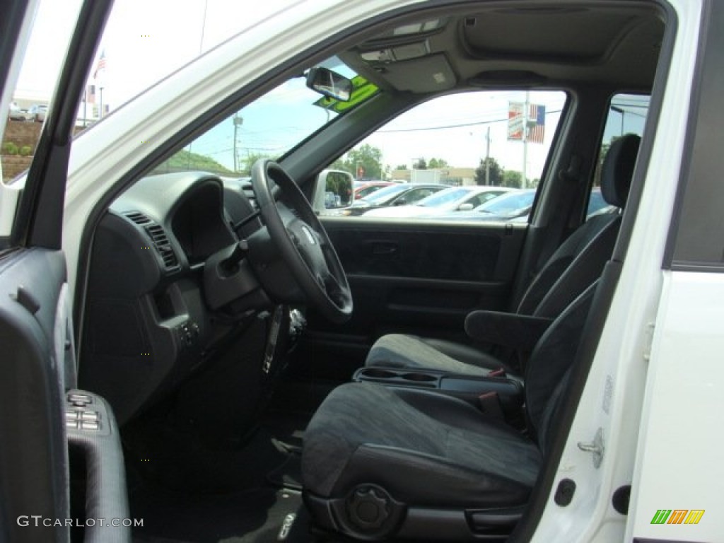 2003 CR-V EX 4WD - Taffeta White / Black photo #7