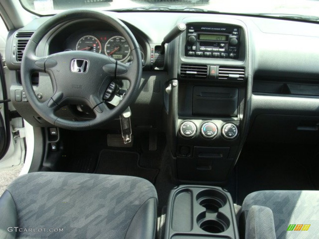 2003 CR-V EX 4WD - Taffeta White / Black photo #9
