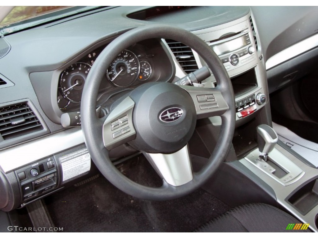 Off Black Interior 2010 Subaru Legacy 2.5i Sedan Photo #52553720