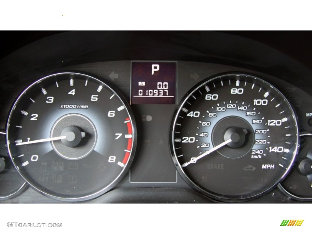 2010 Subaru Legacy 2.5i Premium Sedan Gauges Photo #52554392