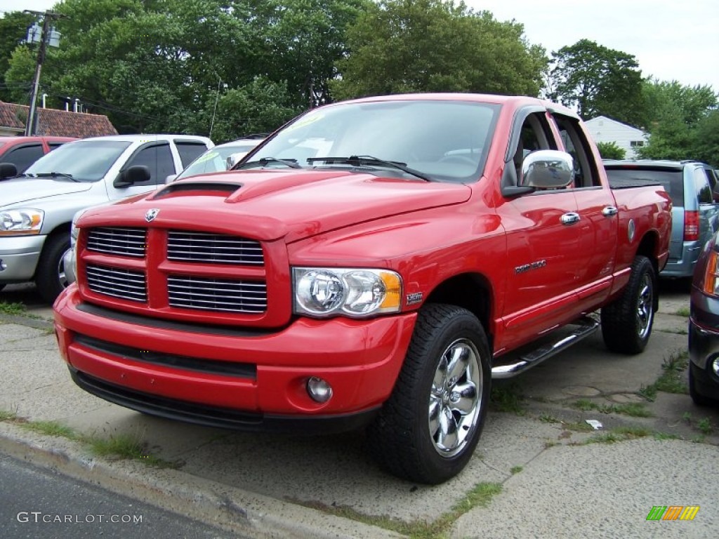 Flame Red Dodge Ram 1500