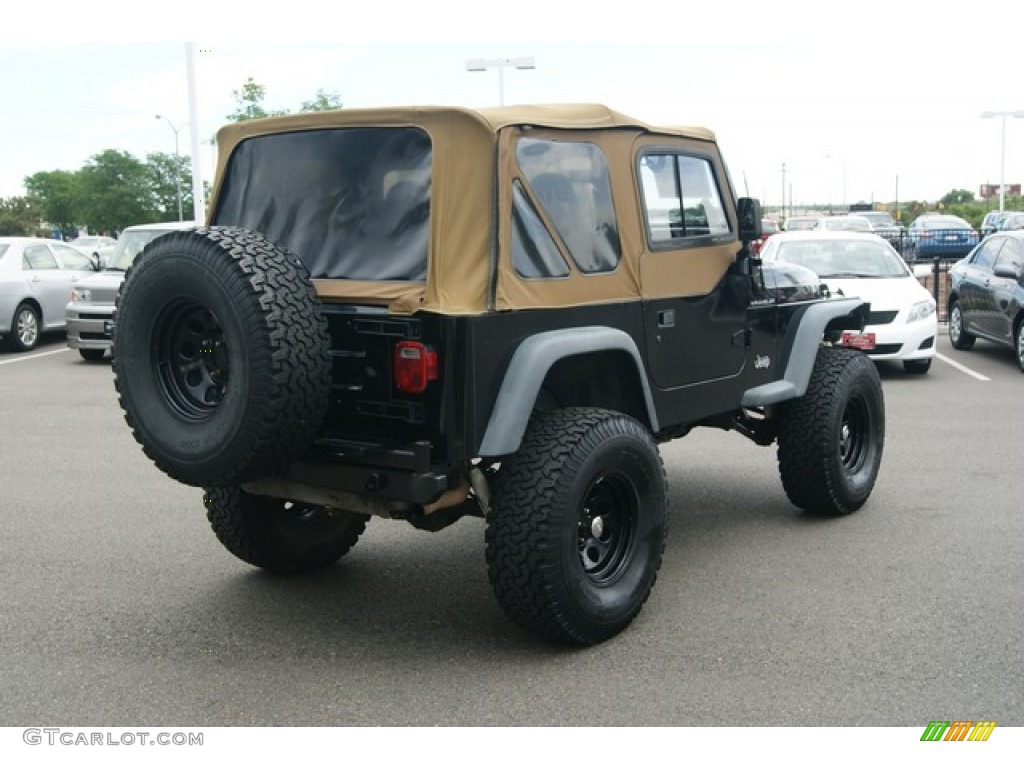 Black 1997 Jeep Wrangler SE 4x4 Exterior Photo #52555295