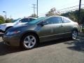 2008 Galaxy Gray Metallic Honda Civic EX Coupe  photo #2