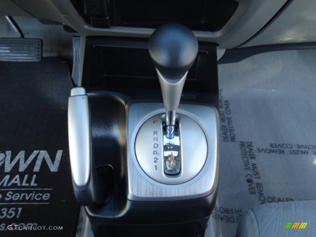 2008 Civic EX Coupe - Galaxy Gray Metallic / Gray photo #9
