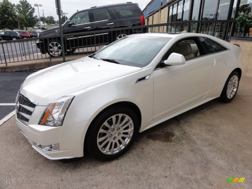White Diamond Tricoat 2011 Cadillac CTS 4 AWD Coupe Exterior Photo #52555784