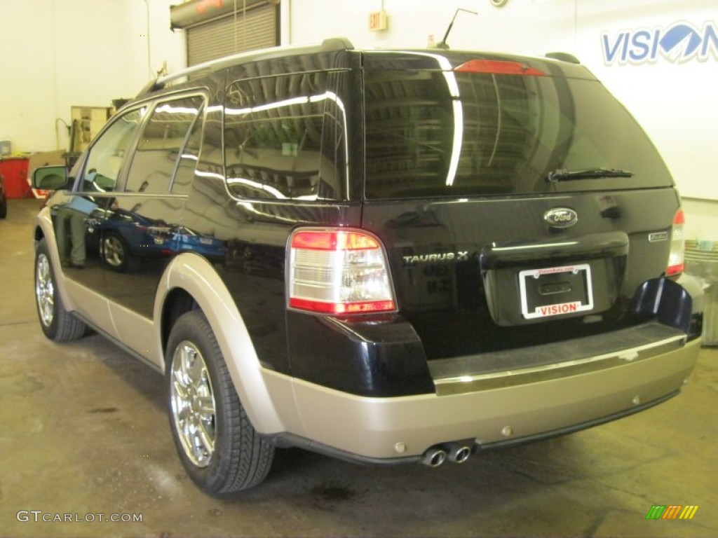 2008 Taurus X Eddie Bauer - Dark Ink Blue Metallic / Camel photo #12