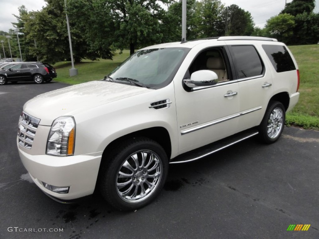 White Diamond Tricoat 2011 Cadillac Escalade Luxury AWD Exterior Photo #52556831