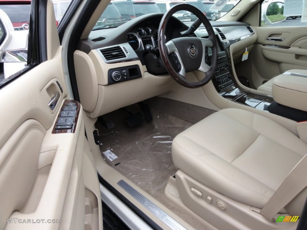 Cashmere/Cocoa Interior 2011 Cadillac Escalade Luxury AWD Photo #52556894